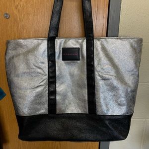 Victoria Secret Silver Tote